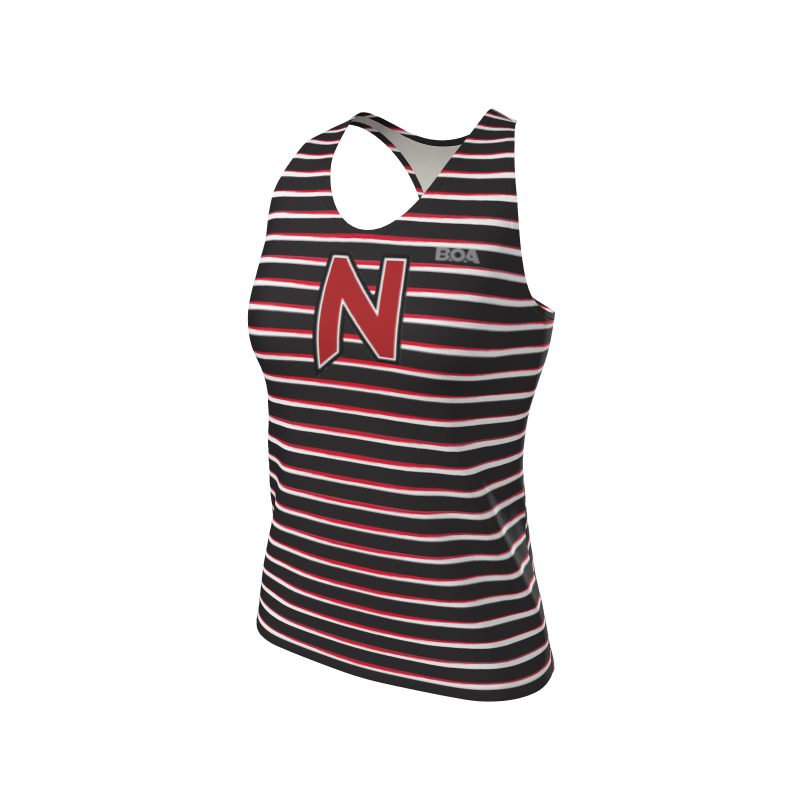 Women's Custom Stripe 3 Color Custom Women's Premium Interval Singlet. (x 4)