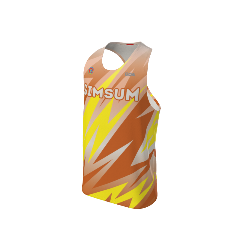 Men's Custom Bolts Custom Men's Premium Racerback Singlet. (x 1)