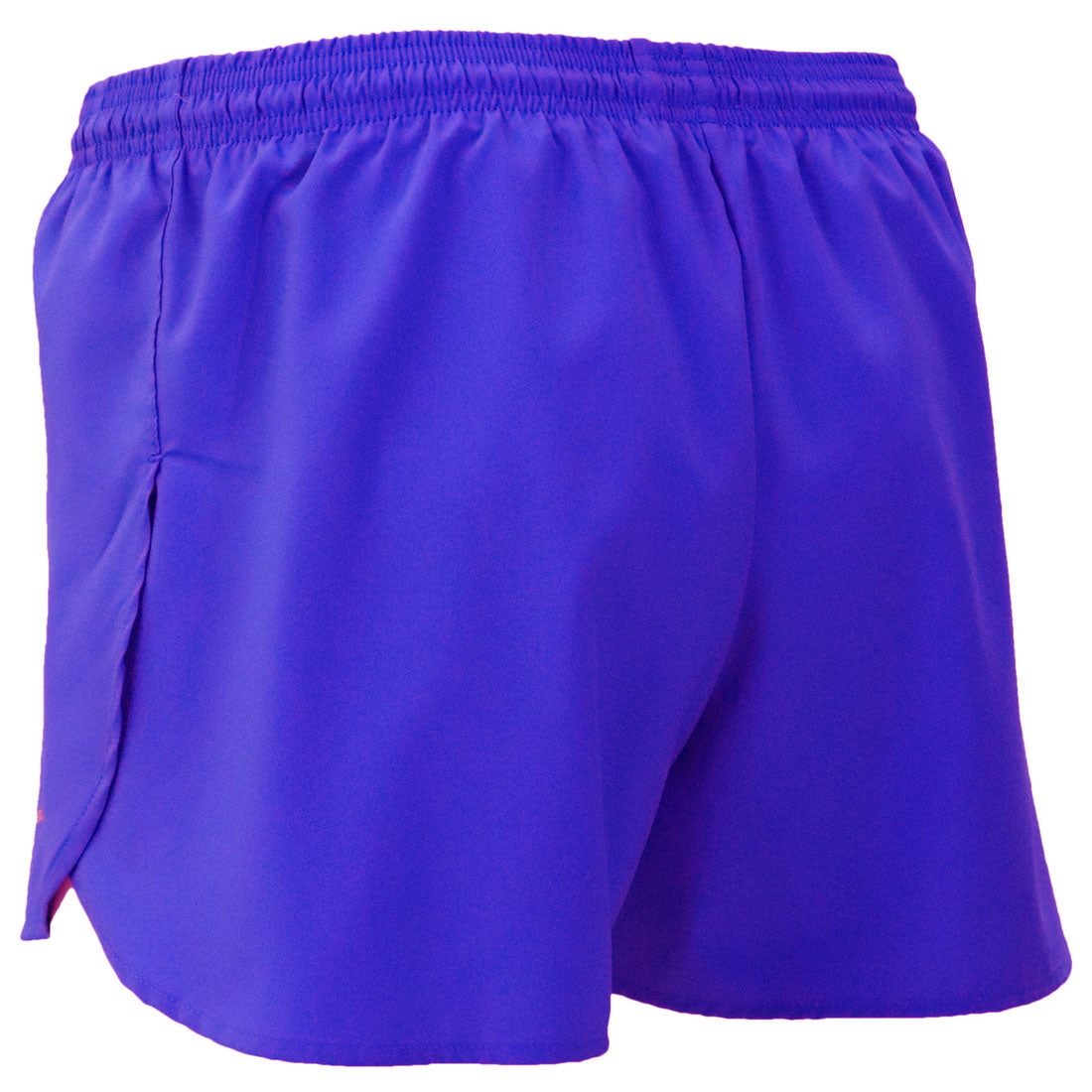 Men's Solid 3" Half Split Trainer Shorts - Purple