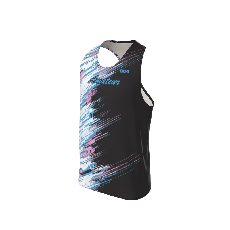Men's Full Custom Uniforms Oblique Custom Men's Standard Racerback Singlet. (x 18)