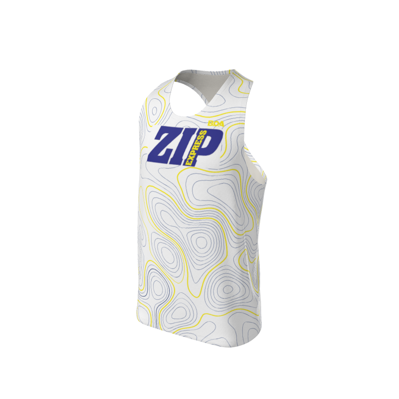 Men's Full Custom Uniforms Topographic Custom Men's Premium Racerback Singlet. (x 1)