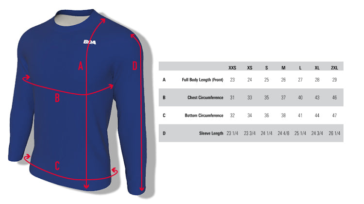 Women's Custom Vapor Lite Long Sleeve Tee - SP01W-Inter Voellmec