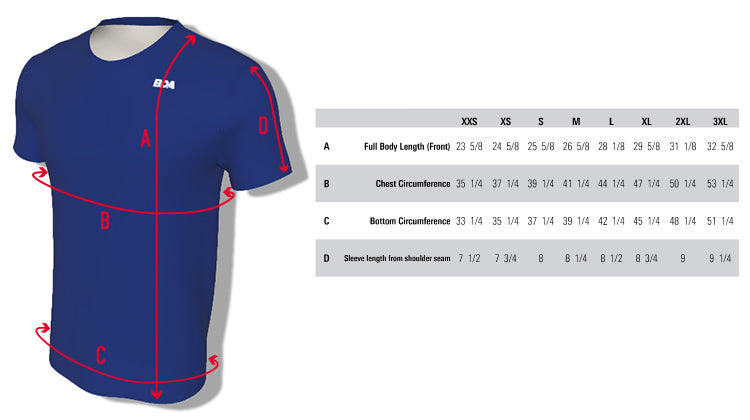 Men's Custom Vapor Lite Short Sleeve Tee - SP01U-Inter Voellmec