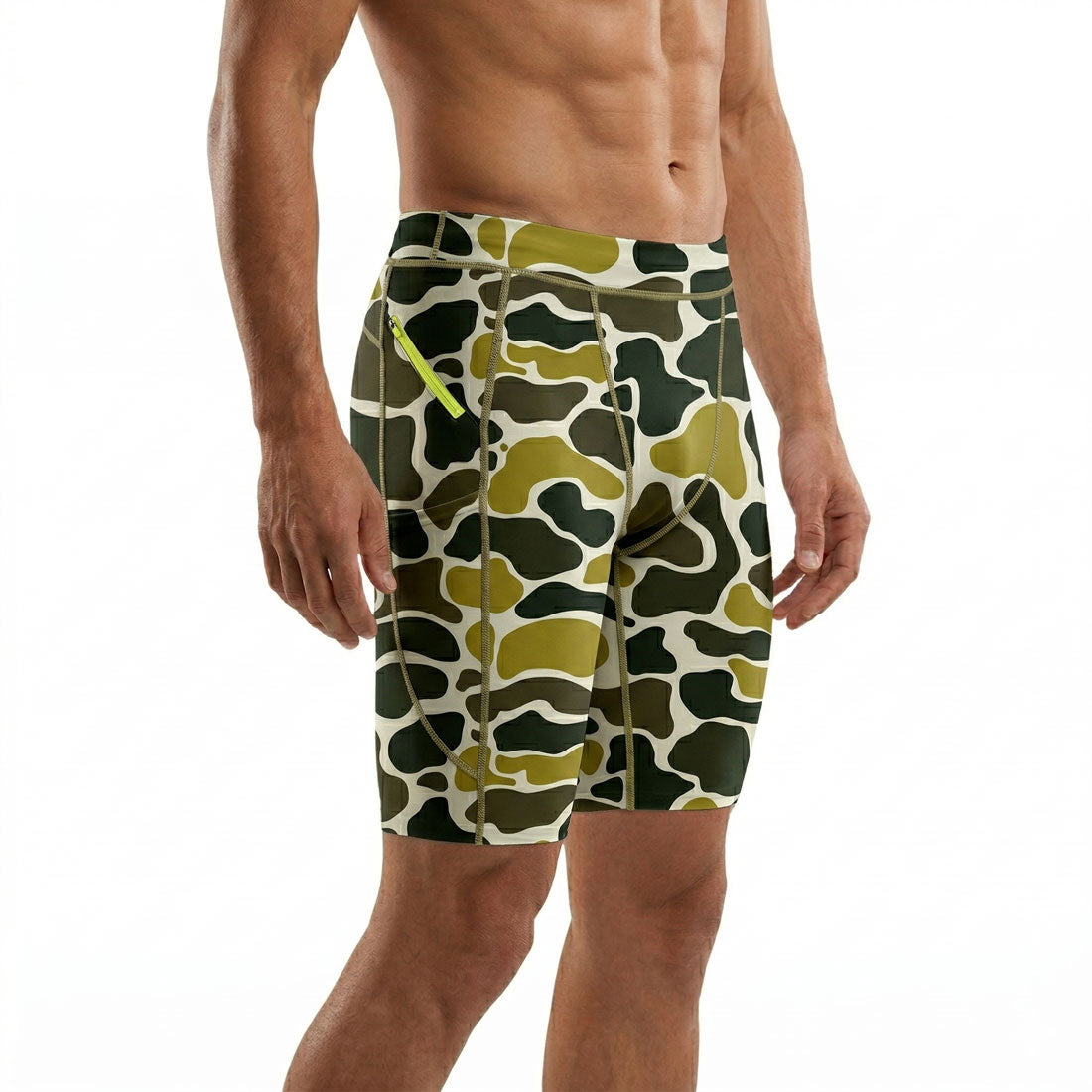 Men's 9" Titan Half Tight - Urban Camo Khaki