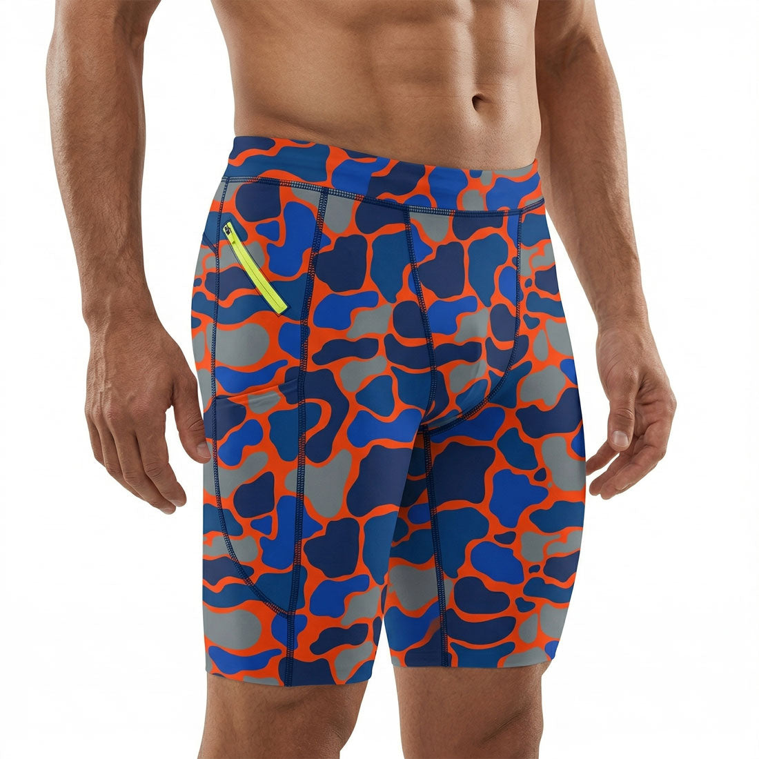 Men's 9" Titan Half Tight - Urban Camo Orange
