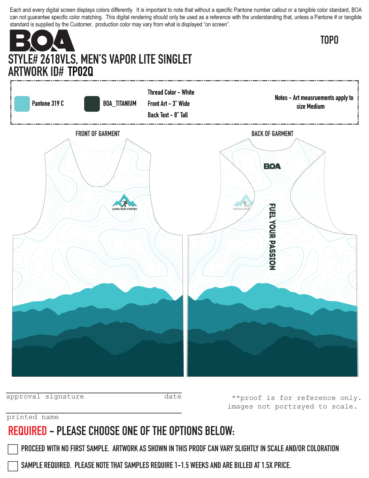 Men's Custom Vapor Lite Racing Singlet - TP02Q-Inter Robertso