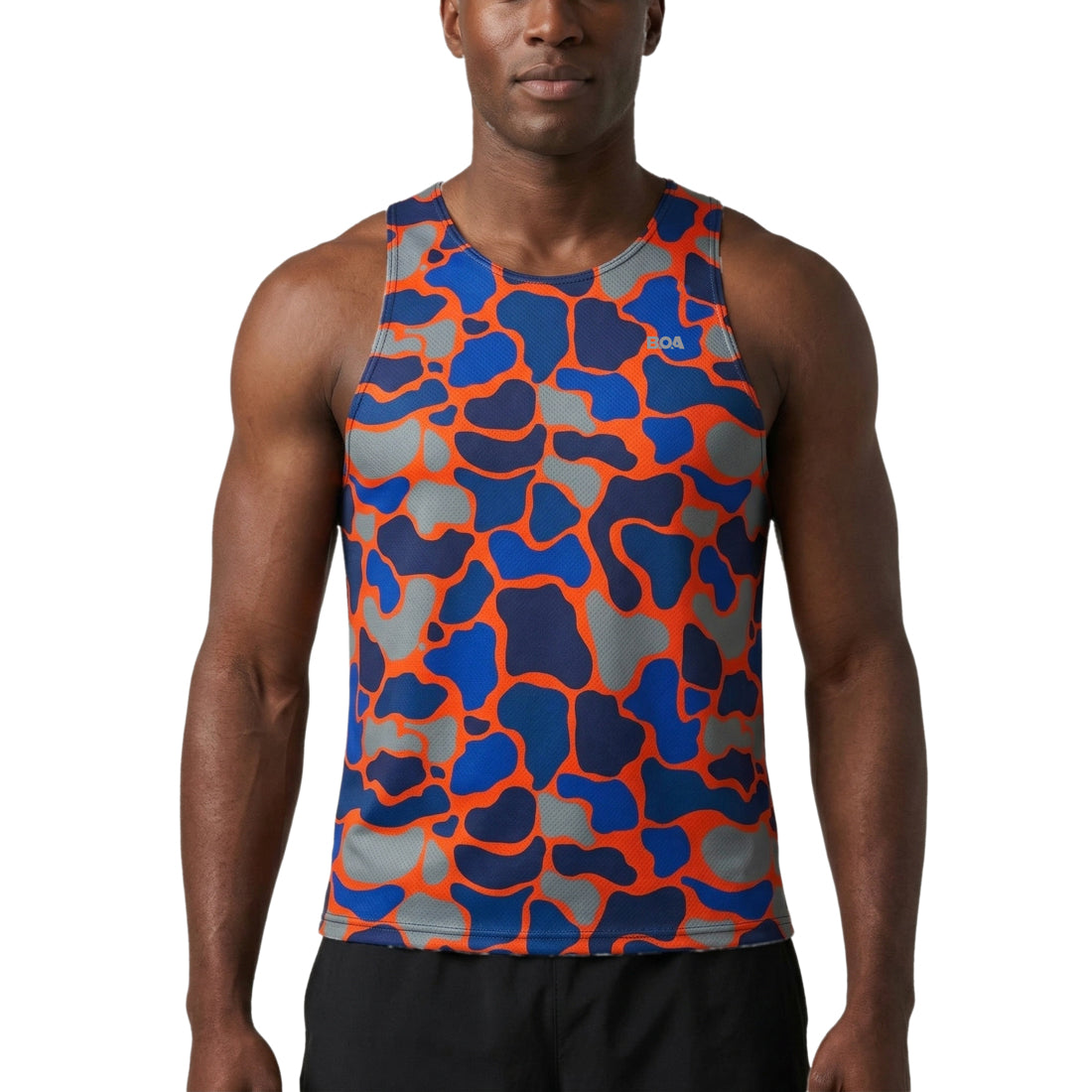 Men's Vapor Lite Racing Singlet - Urban Camo Orange