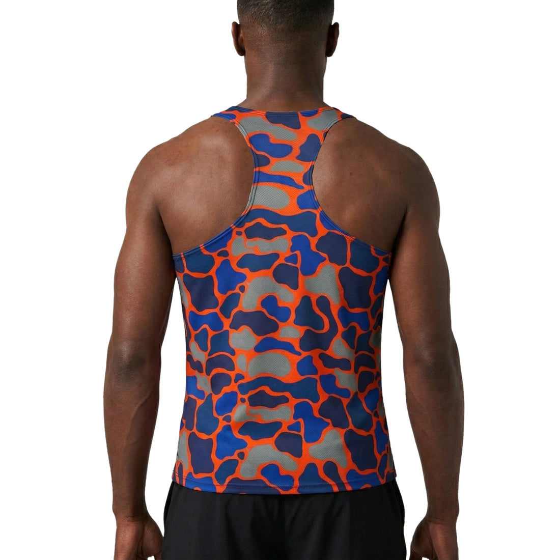 Men's Vapor Lite Racing Singlet - Urban Camo Orange