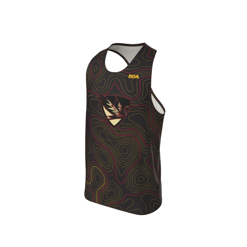 Men's Custom Topographic Custom Men's Standard Racerback Singlet. (x 10)