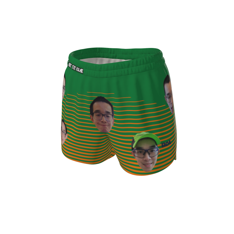 Men's Custom Rows Custom Men's 1" Elite Split Short. (x 1)