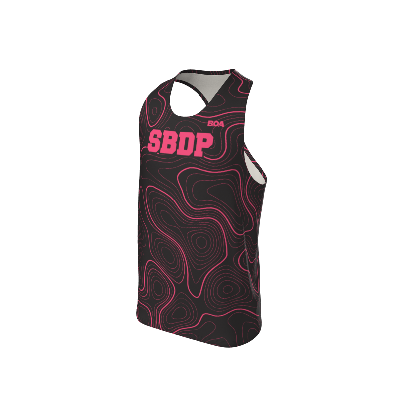 Men's Custom Topographic Custom Men's Premium Racerback Singlet. (x 13)