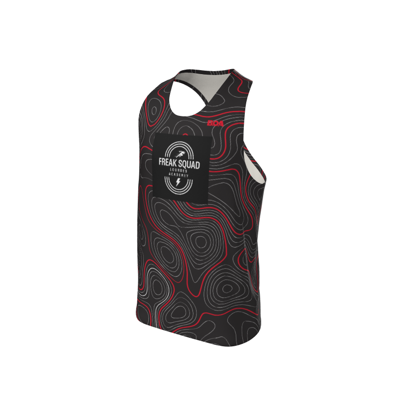 Men's Custom Topographic Custom Men's Premium Racerback Singlet. (x 1)