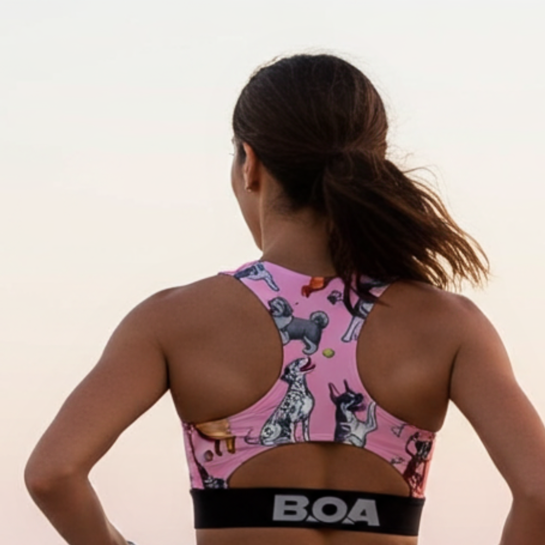 Women's Fly Sports Bra - Bestie Pink