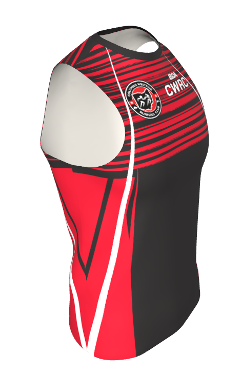 Men's Custom Sleeveless Fitted Singlet - SP01R-Inter Voellmec