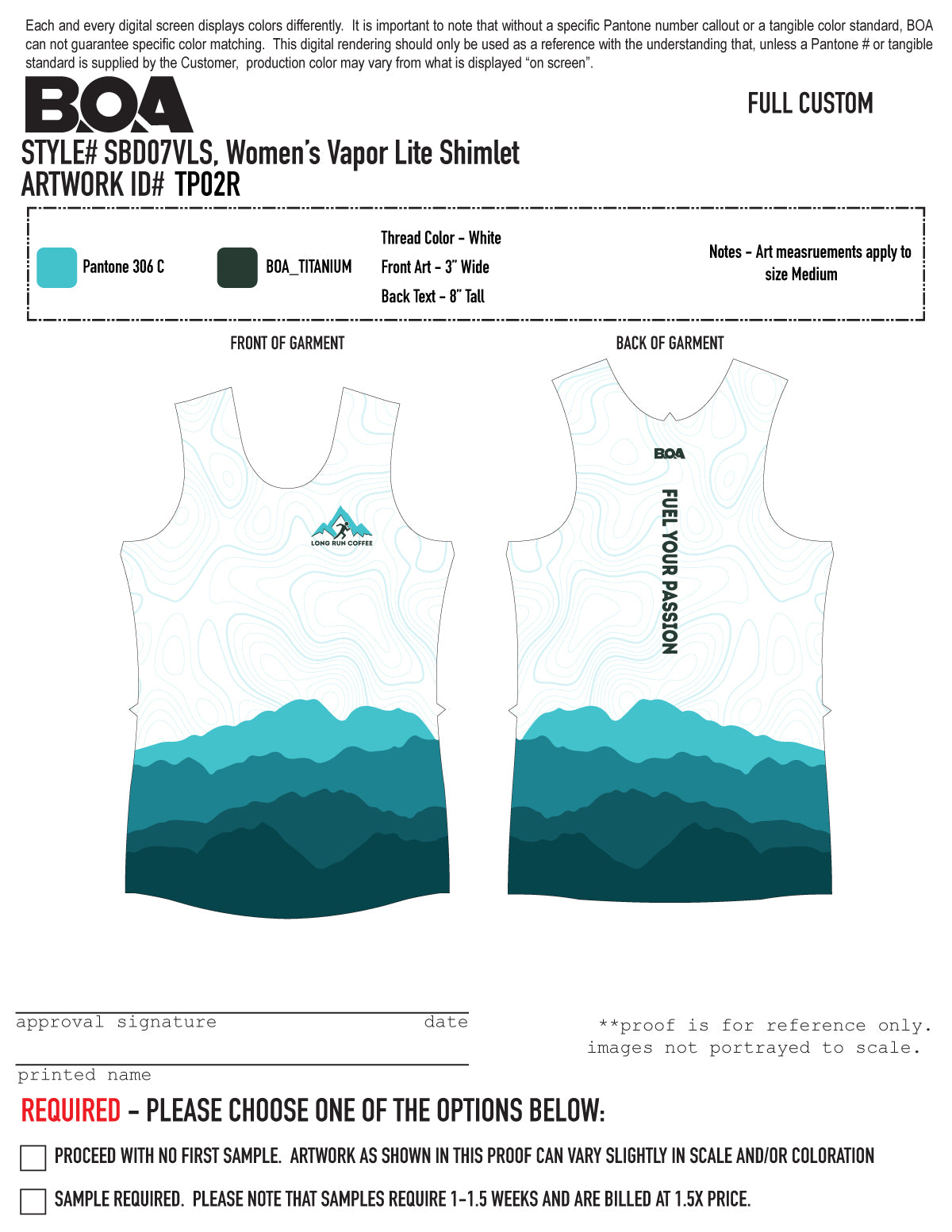 Women's Custom Vapor Lite Shimlet - TP02R-Inter Robertso