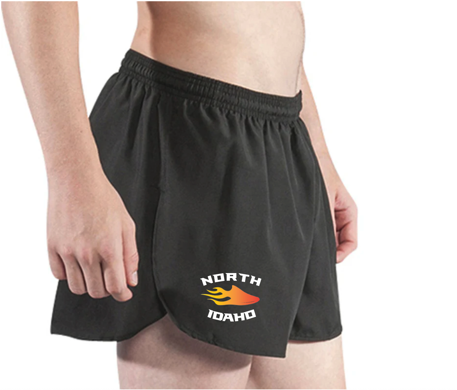 Mens Custom North Idaho Blaze 3" Half Split Shorts
