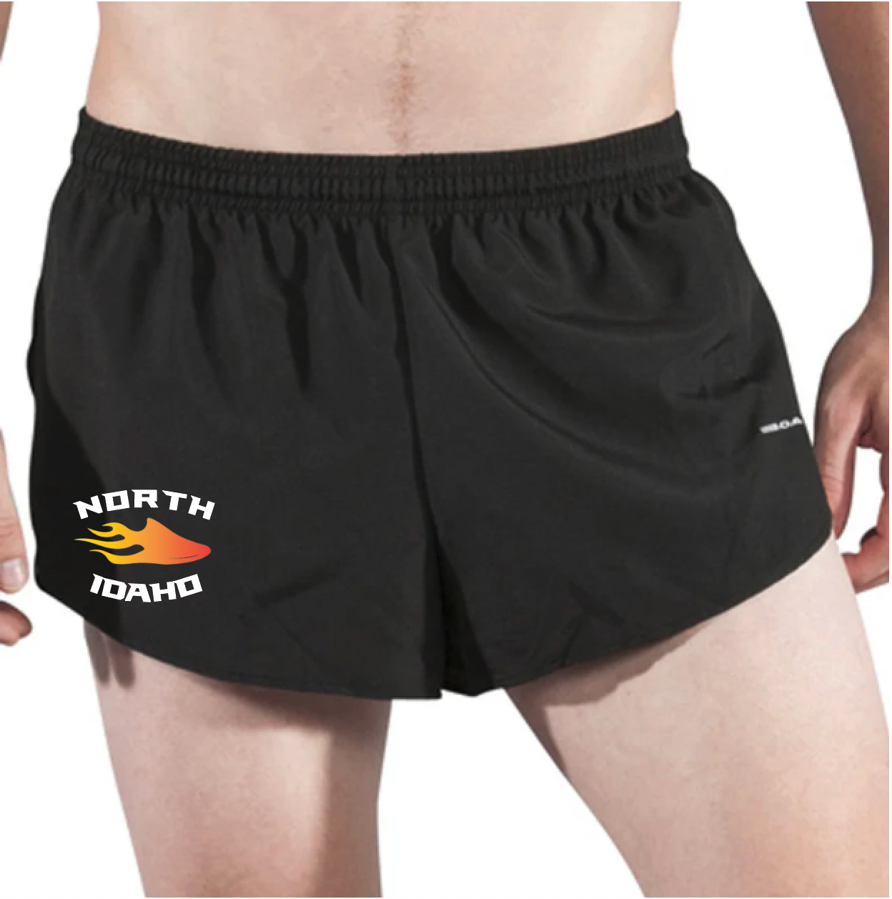 Mens Custom North Idaho Blaze 1" Elite Split Shorts