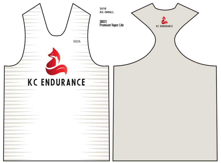 Men's Custom Vapor Lite Racing Singlet - Hammer Jeremy