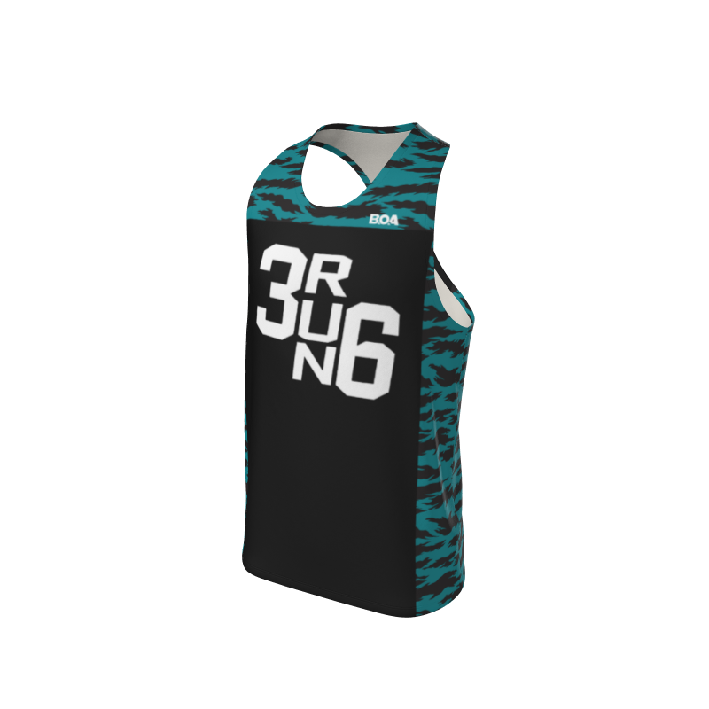 Men's Custom Torn Camo Custom Men's Standard Racerback Singlet. (x 10)