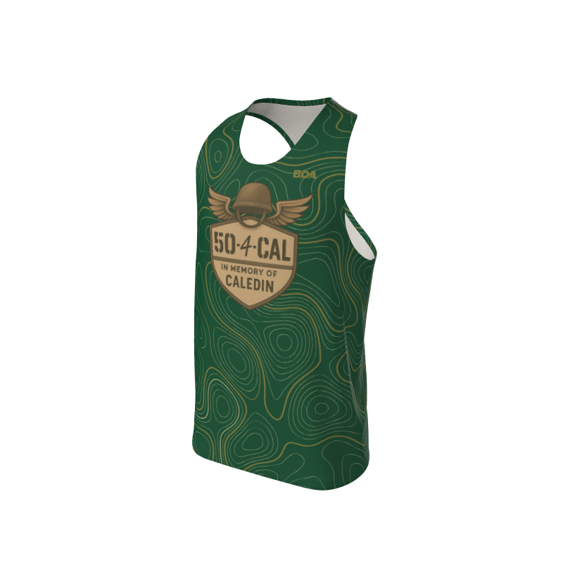 Men's Custom Topographic Custom Men's Standard Racerback Singlet. (x 4)