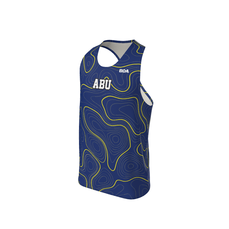 Men's Custom Topographic Custom Men's Premium Racerback Singlet. (x 5)