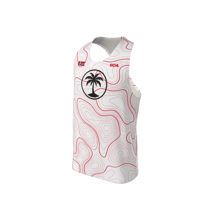 Men's Custom Topographic Custom Men's Premium Racerback Singlet. (x 12)