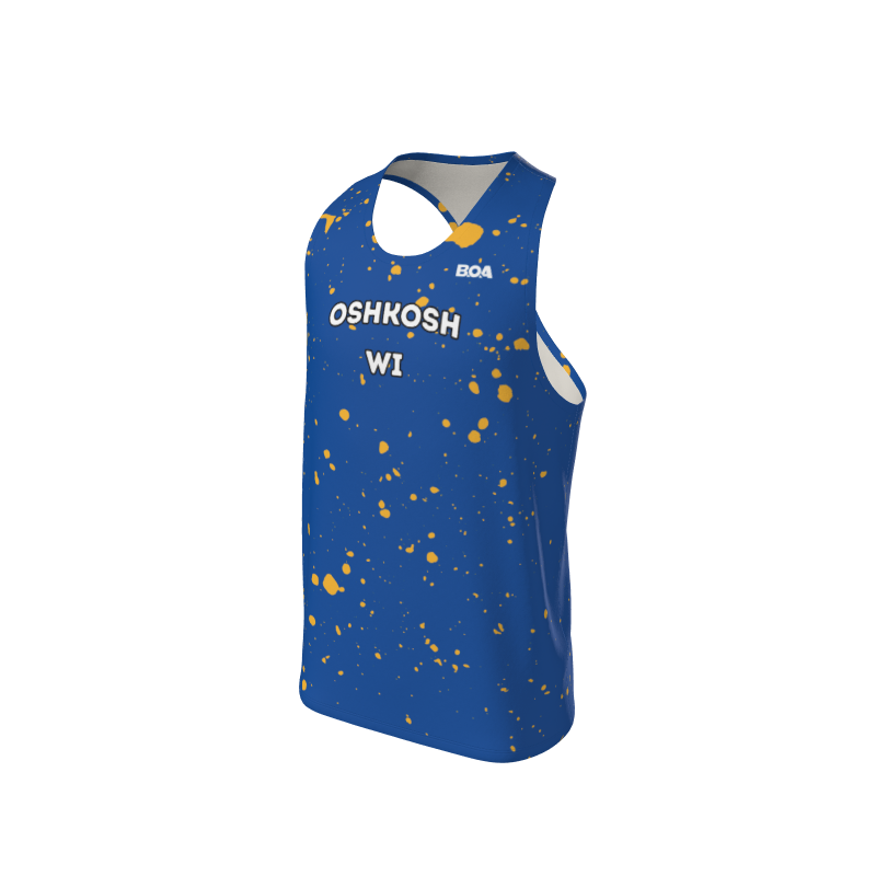 Men's Full Custom Uniforms Splatter Custom Men's Premium Racerback Singlet. (x 1)