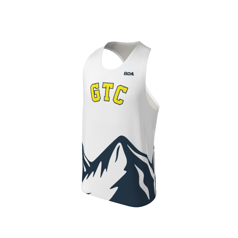 Men's Custom Mountains Custom Men's Premium Racerback Singlet. (x 3)