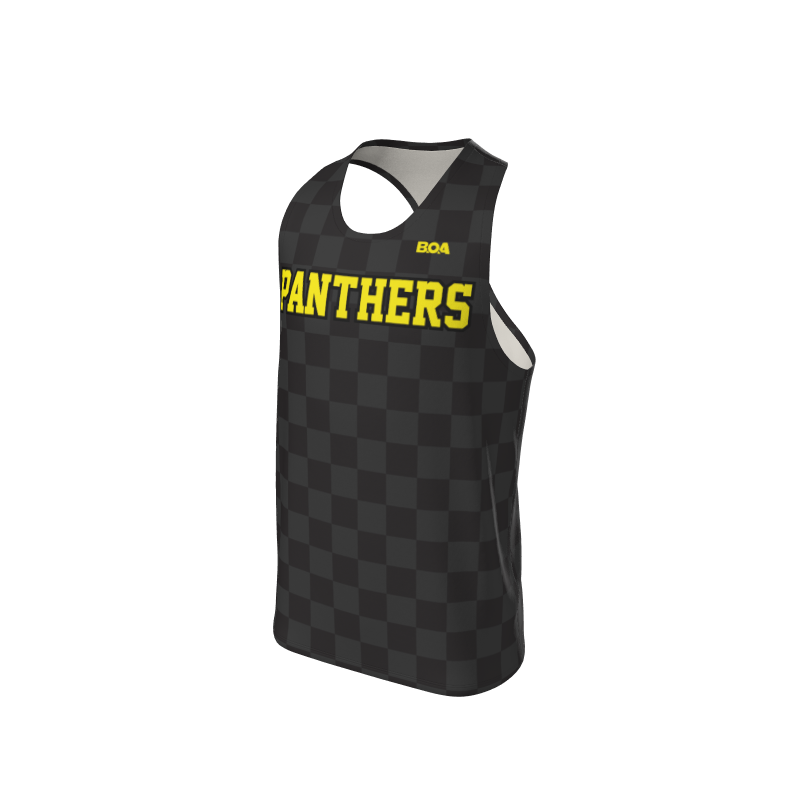 Men's Full Custom Uniforms Checkerboard Custom Men's Standard Racerback Singlet. (x 10)