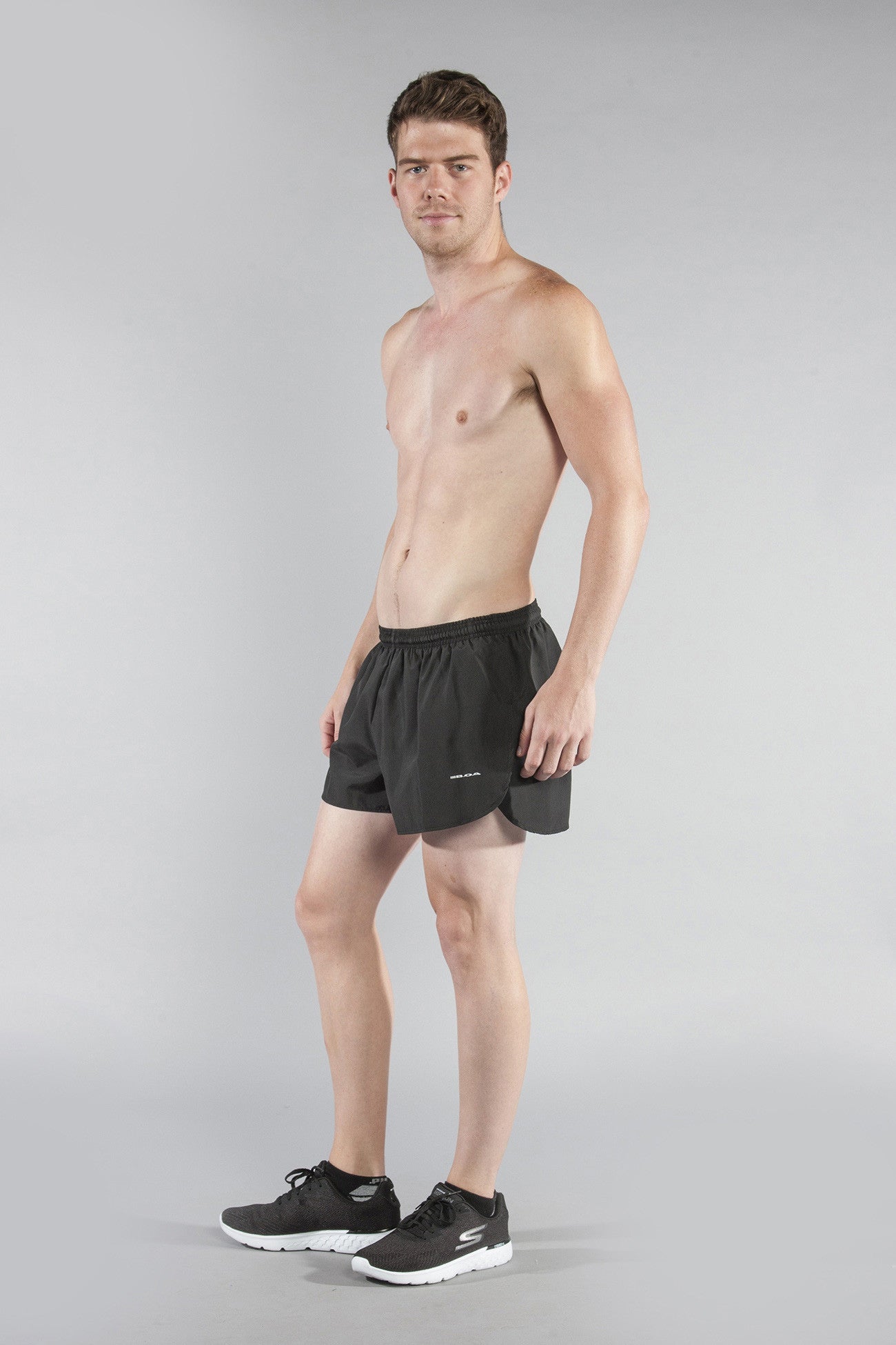 MEN'S 3" HALF SPLIT TRAINER- BLACK - BOAUSA