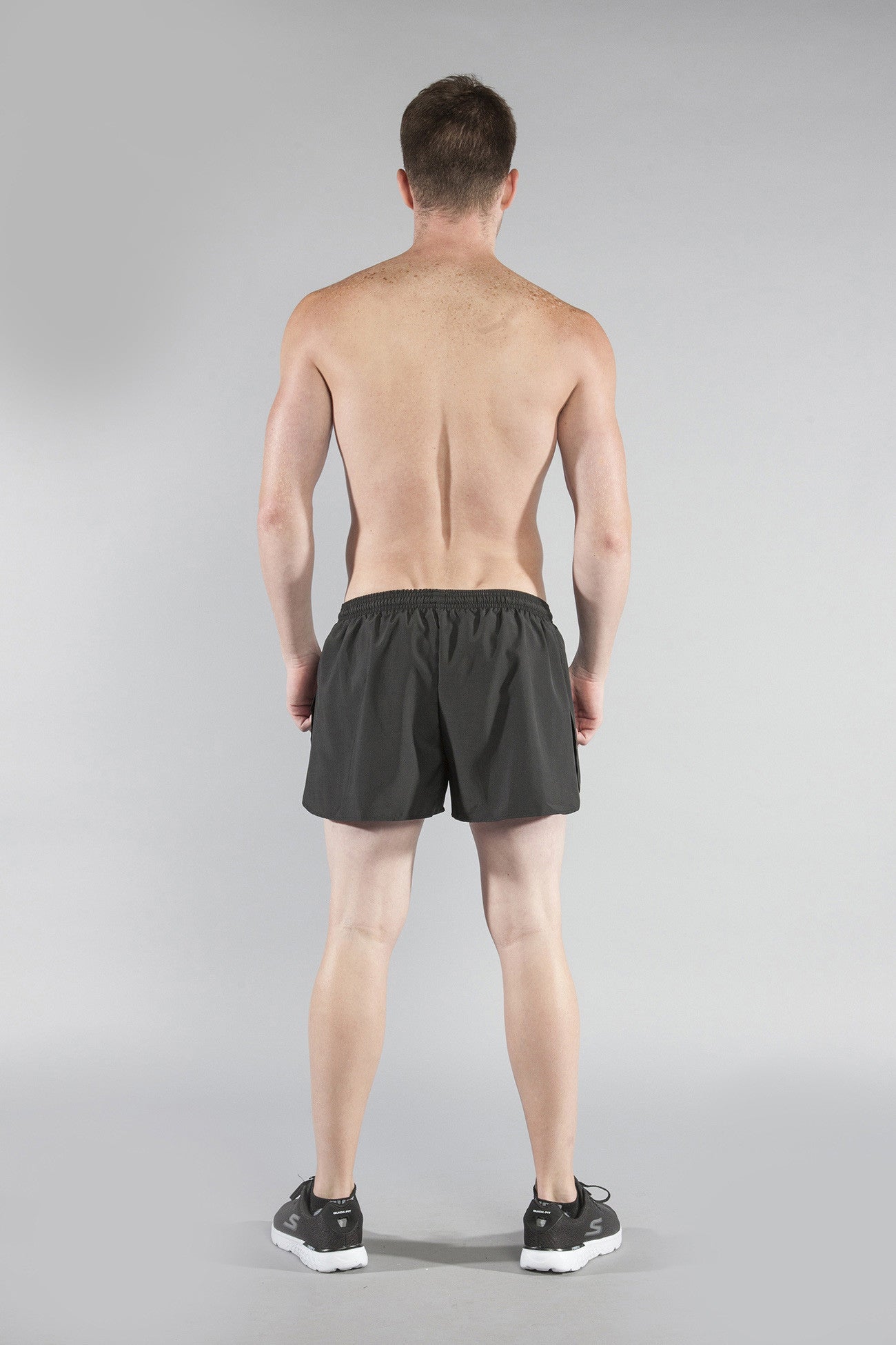 MEN'S 3" HALF SPLIT TRAINER- BLACK - BOAUSA