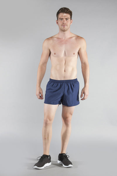 Men's Navy 3 Half Split Shorts – BOA