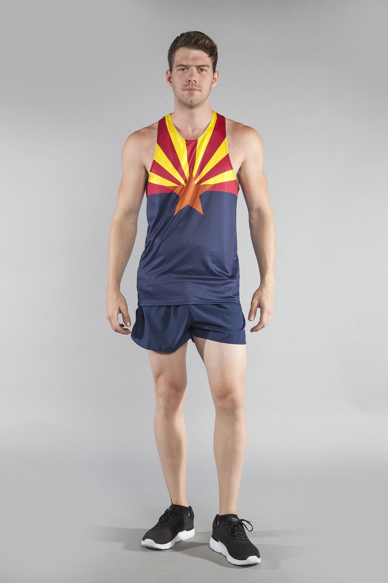 MEN'S PRINTED SINGLET- ARIZONA - BOAUSA