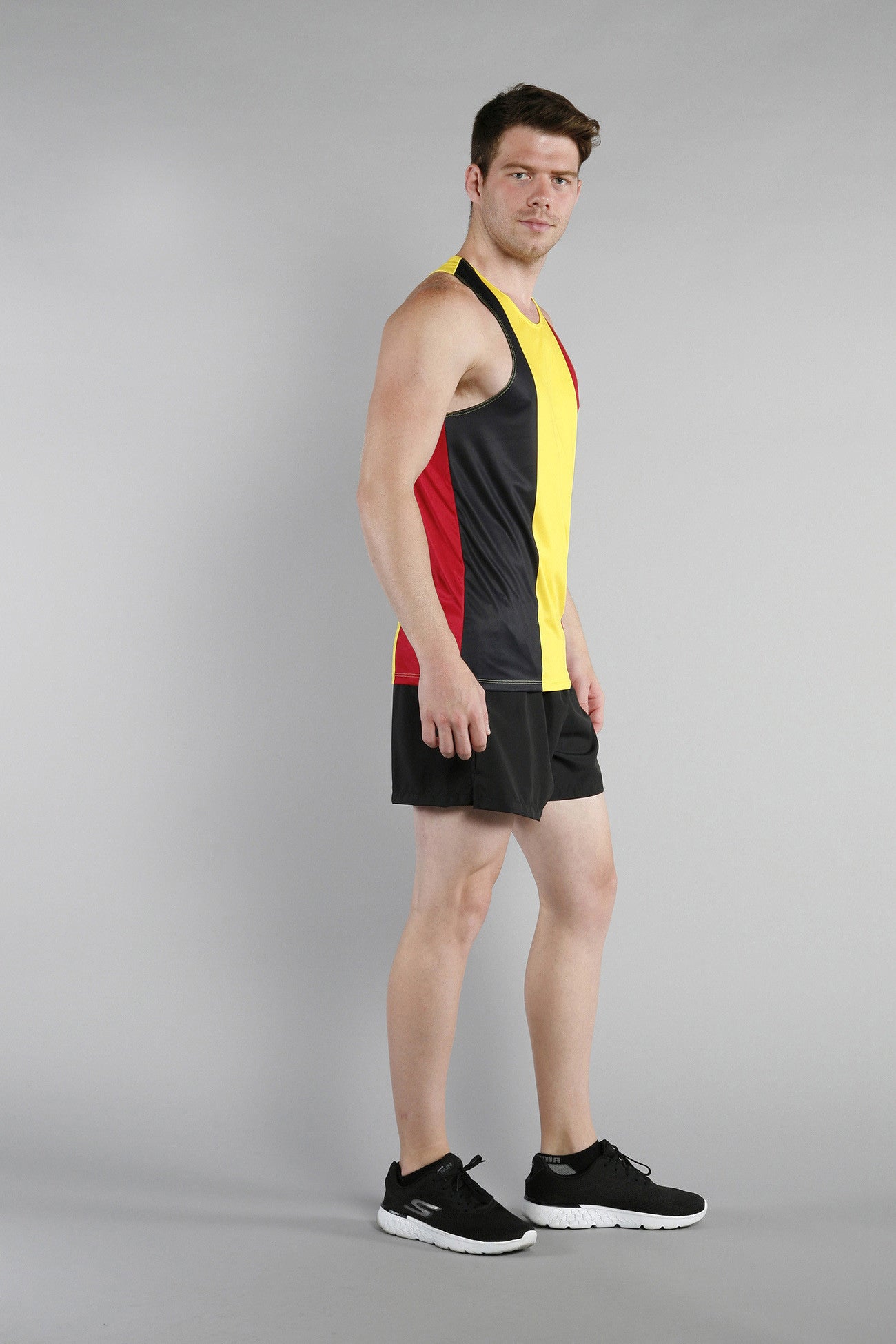 MEN'S PRINTED SINGLET- BELGIUM - BOAUSA