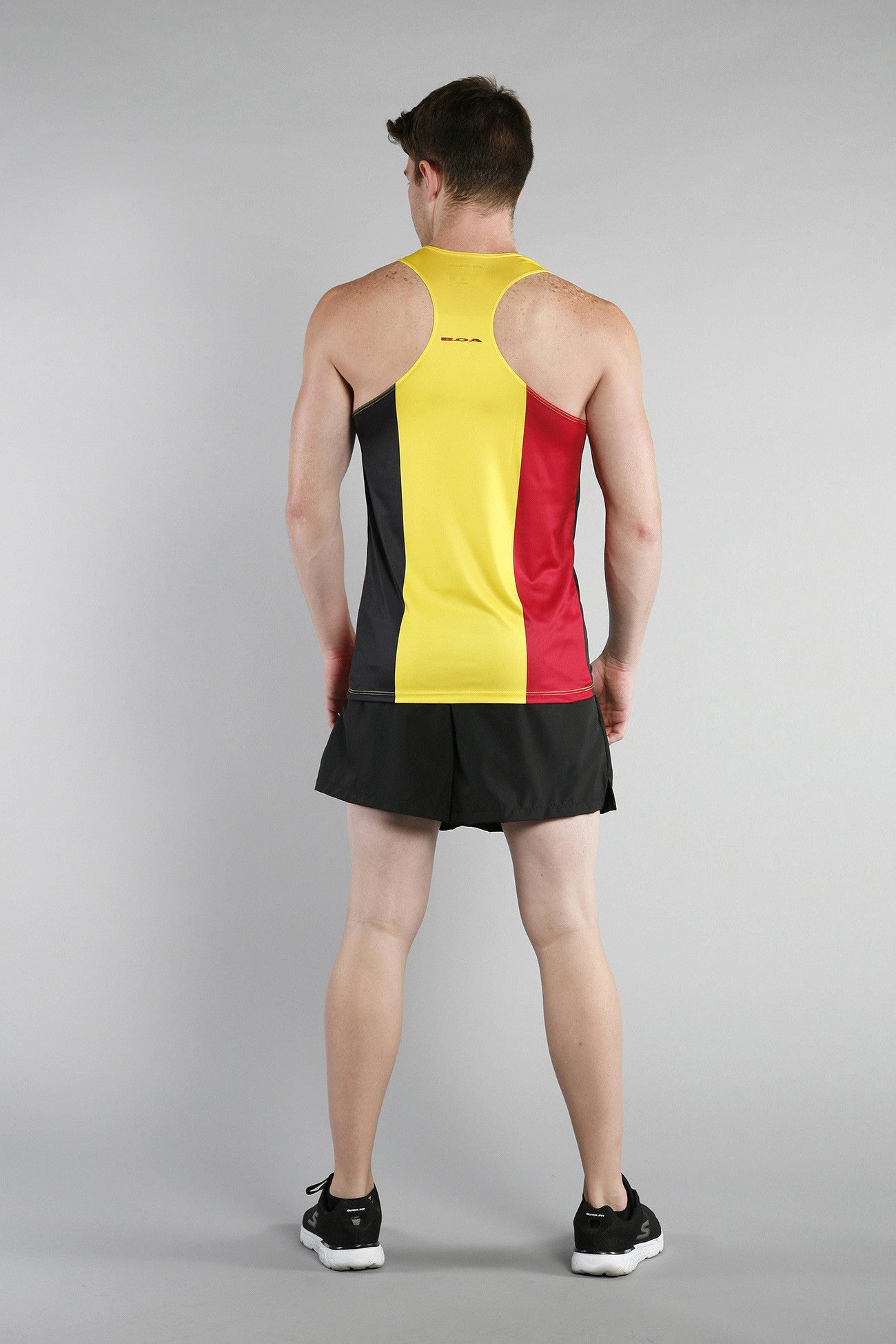 MEN'S PRINTED SINGLET- BELGIUM - BOAUSA