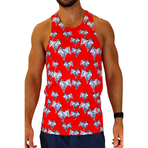 MEN'S PRINTED SINGLET- BILLY THE G.O.A.T
