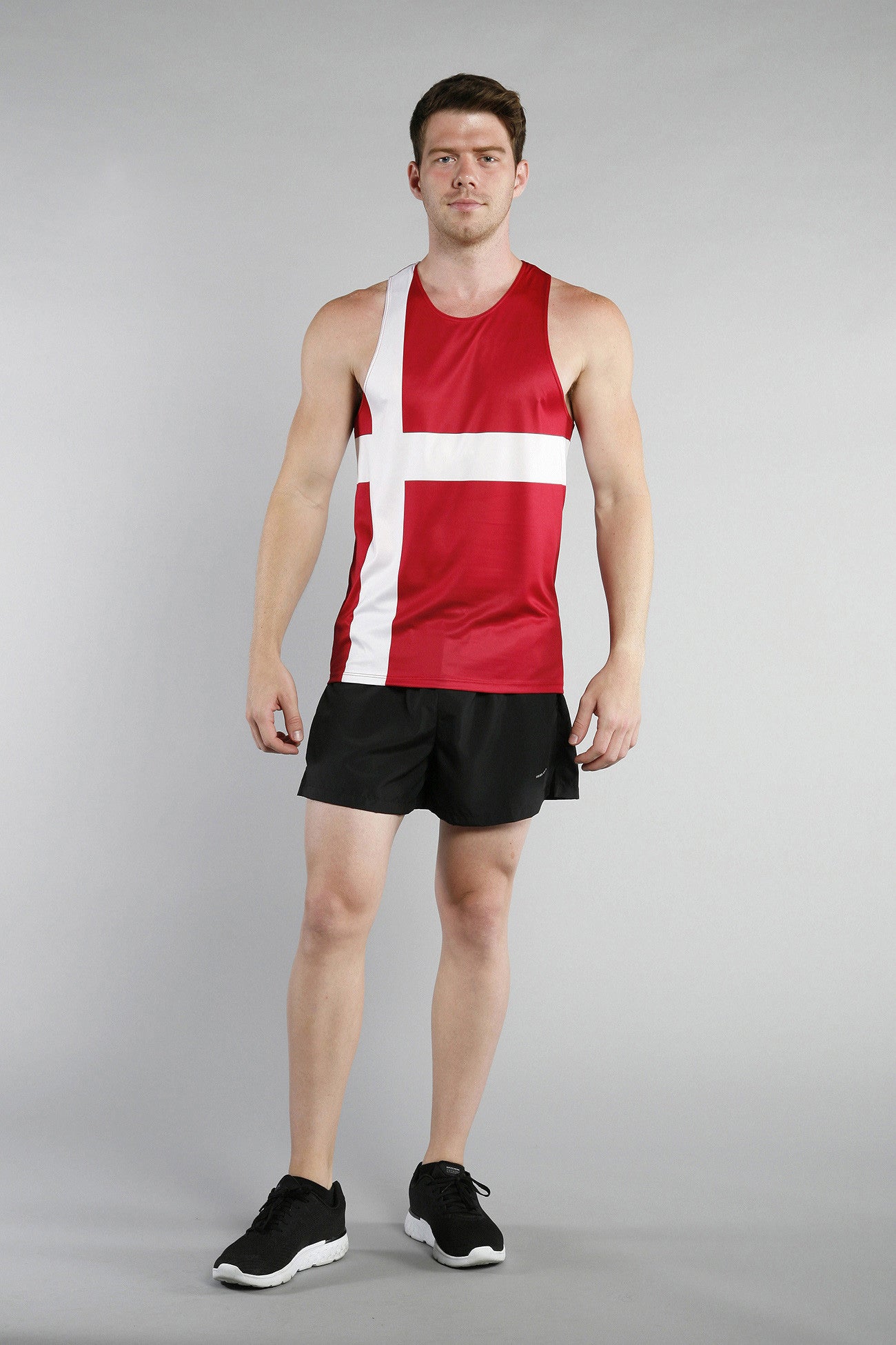 MEN'S PRINTED SINGLET- DENMARK - BOAUSA
