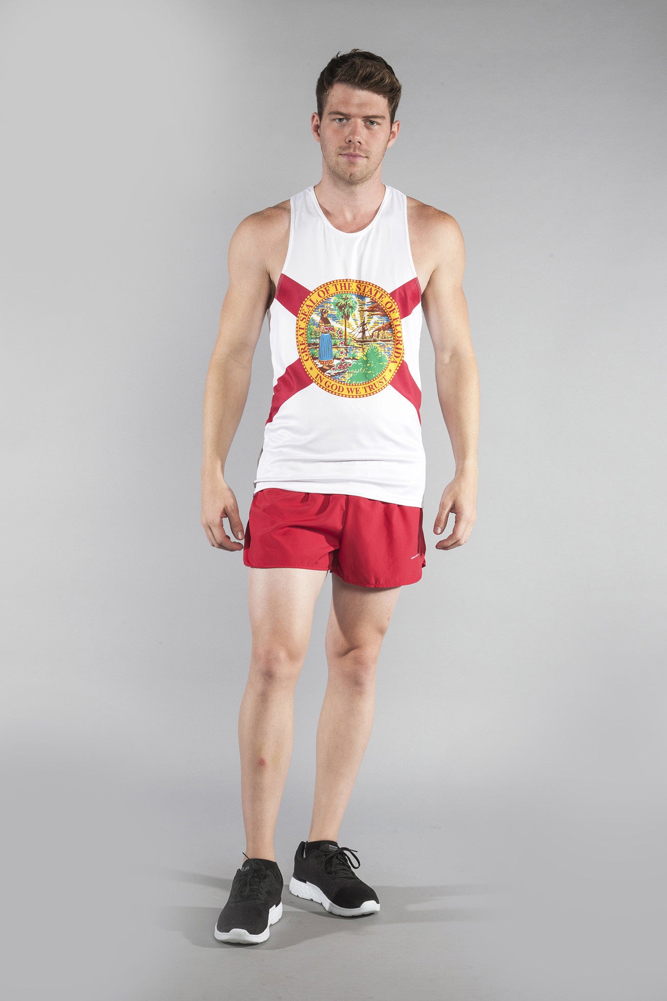 MEN'S PRINTED SINGLET- FLORIDA - BOAUSA