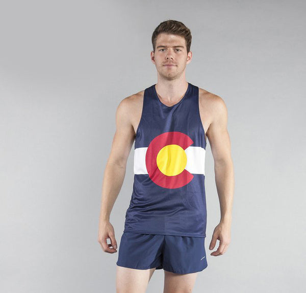 Men's State Flags - Singlets