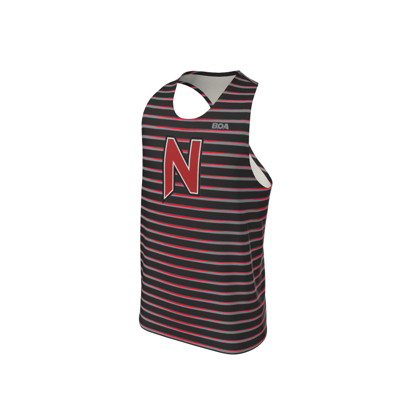 Men's Custom Stripe 3 Color Custom Men's Premium Racerback Singlet. (x 4)