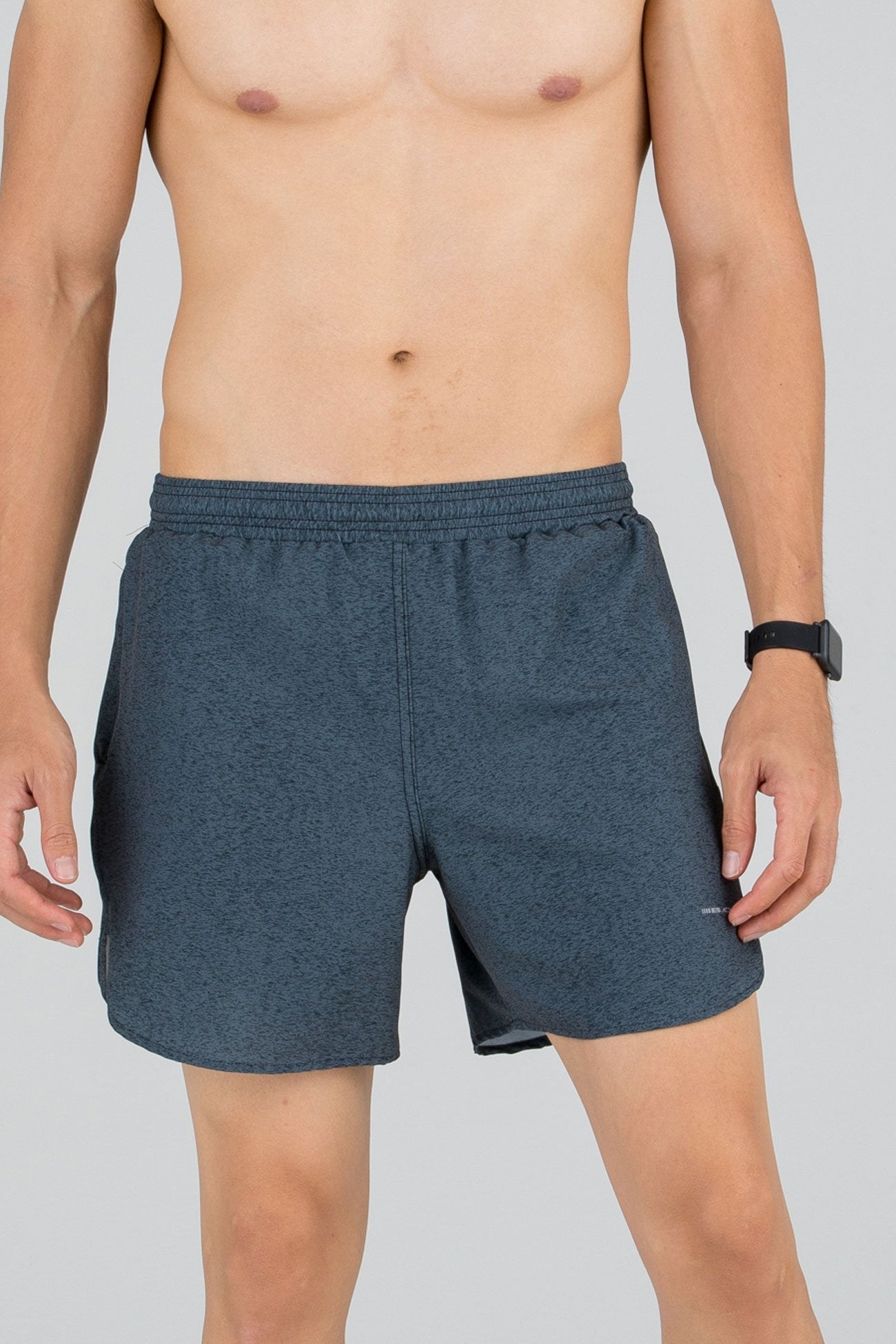 Men's Stretch 5" Striker Split Running Short - Cypher Titanium/Blk