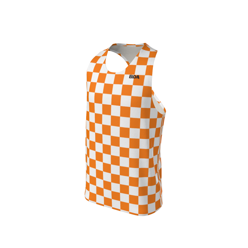 Men's Full Custom Uniforms Checkerboard Custom Men's Standard Racerback Singlet. (x 1)