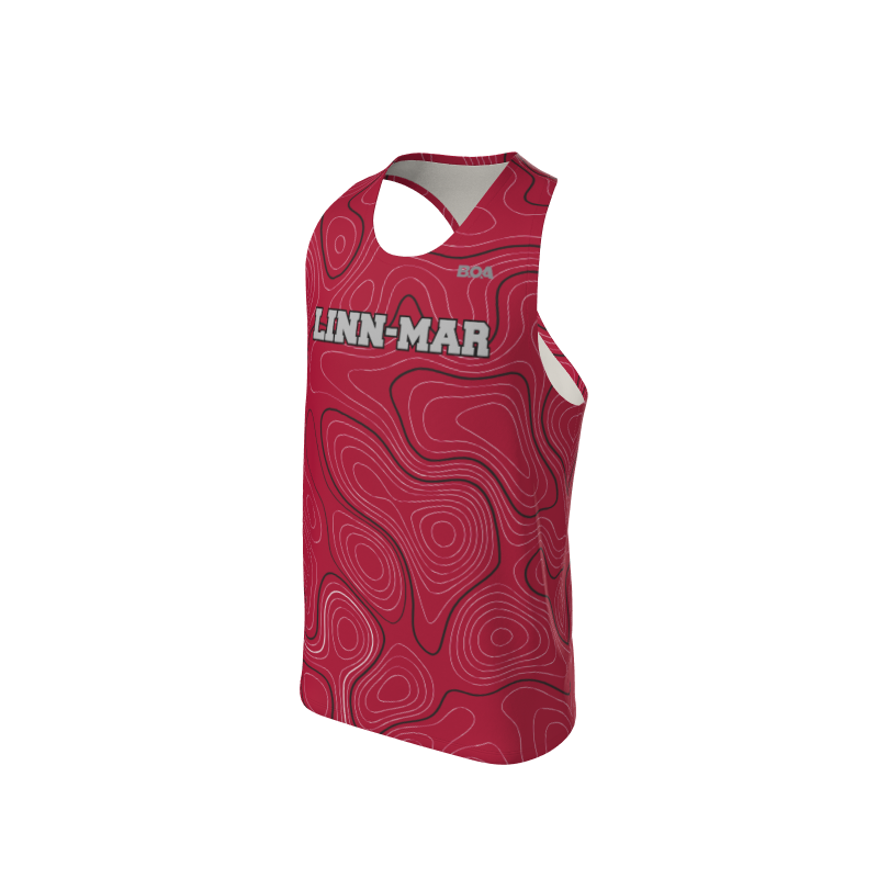 Men's Custom Topographic Custom Men's Standard Racerback Singlet. (x 18)