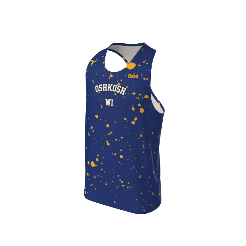 Men's Full Custom Uniforms Splatter Custom Men's Premium Racerback Singlet. (x 1)
