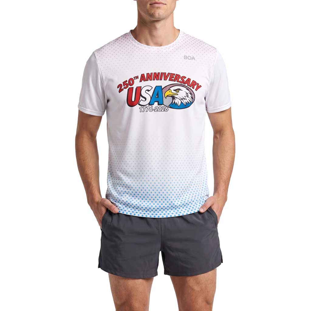 Men's Vapor Lite Mesa Regular Fit S/S Tee - America 250