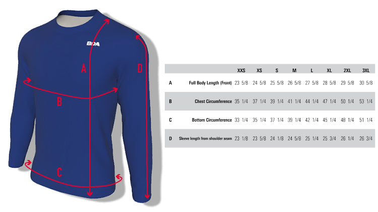 Men's Custom Vapor Lite Long Sleeve Tee -