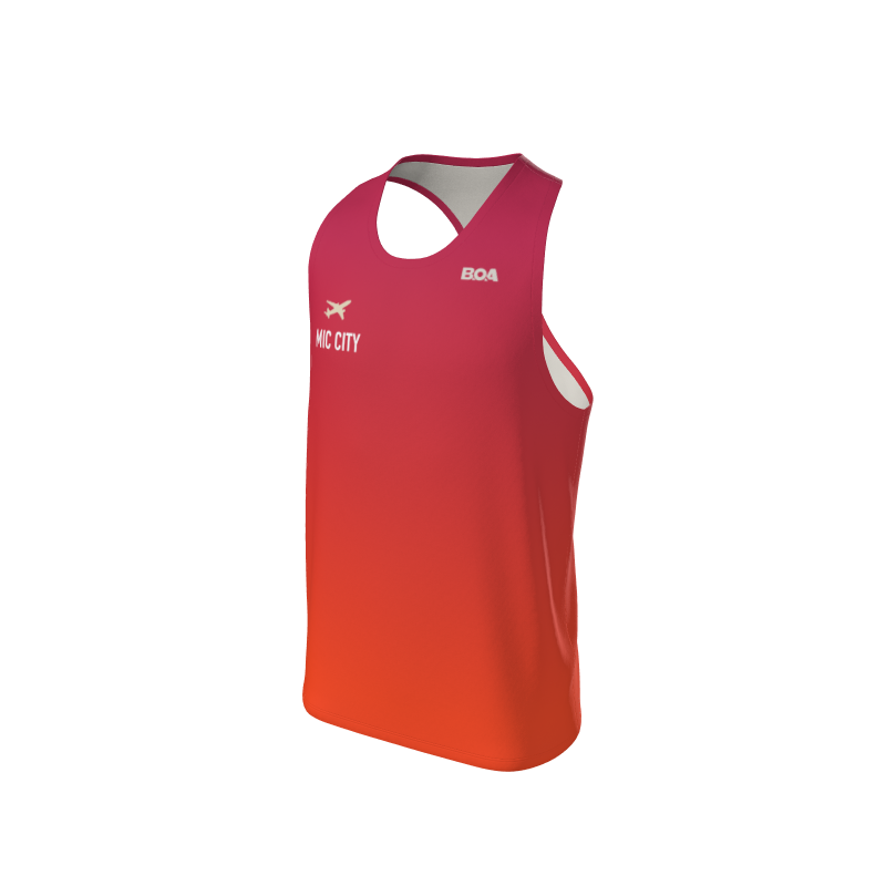Men's Full Custom Uniforms Fade Custom Men's Premium Racerback Singlet. (x 2)