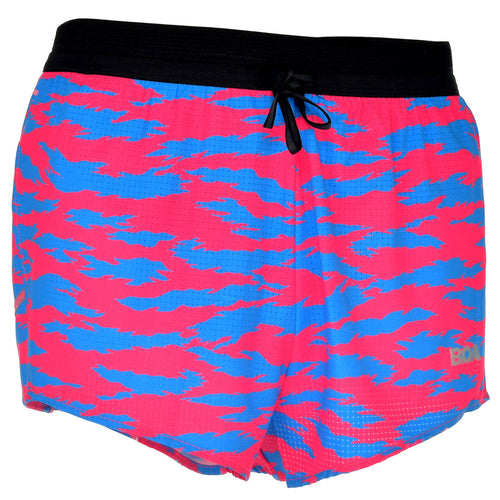Men's AeroElite 2" Split Shorts- TORN CAMO PINK/BLUE