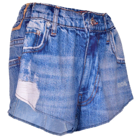 Women's AeroPro 3" Split Shorts- TORN CAMO PINK/BLUE