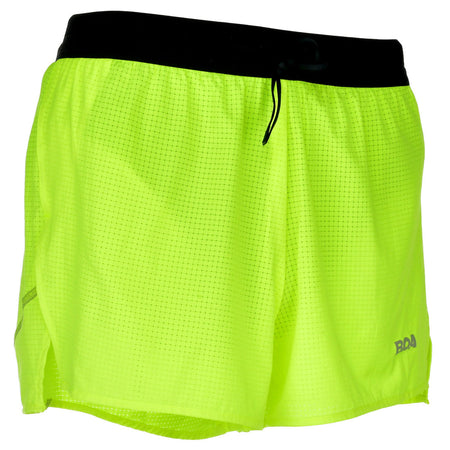 Men's Neon Lime 3" Half Split Shorts